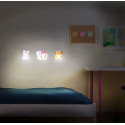 3er Set LED Wand- Treppenbeleuchtung BABY LINE Animals, Aluminiumgehäuse, incl. Trafo