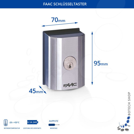 Schlüsseltaster FAAC T10E
