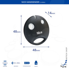 2 Stck. Handsender NICE SMILO 2
