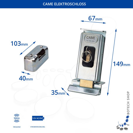 Elektroschloss CAME LOCK 81