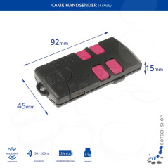 3 Stck. Handsender CAME TAM T434