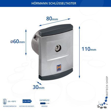 Schlüsseltaster Hörmann STUP 40