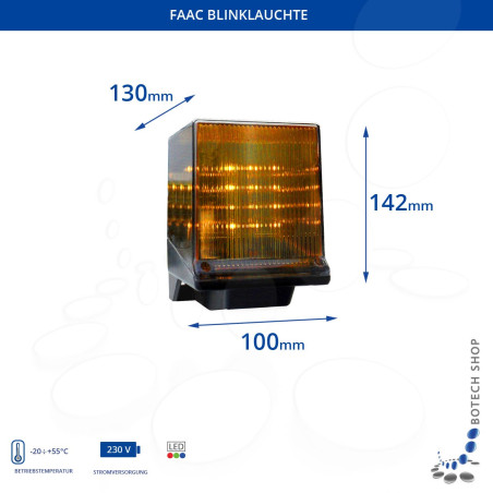 Blinkleuchte FAAC FAAC LED 230V