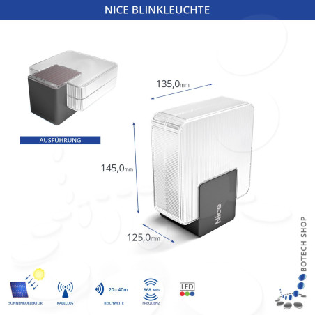 Blinkleuchte NICE LLW ERA LIGHT SOLEMYO Blinkleuchte NICE LLW ERA LIGHT SOLEMYO