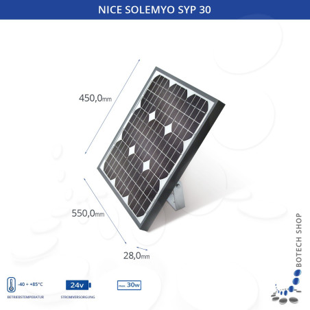 Photovoltaikkollektor SYP30 NICE SOLEMYO Photovoltaikkollektor SYP30 NICE SOLEMYO