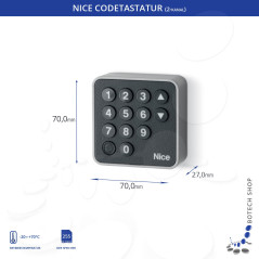 Codetastatur NICE EDS