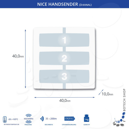 Handsender NICE WAY WM003C