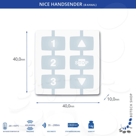 Handsender NICE WAY WM003C1G