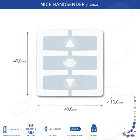 Handsender NICE WAY WM001G