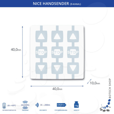 Handsender NICE WAY WM003G