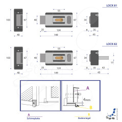 Elektroschloss CAME LOCK 82