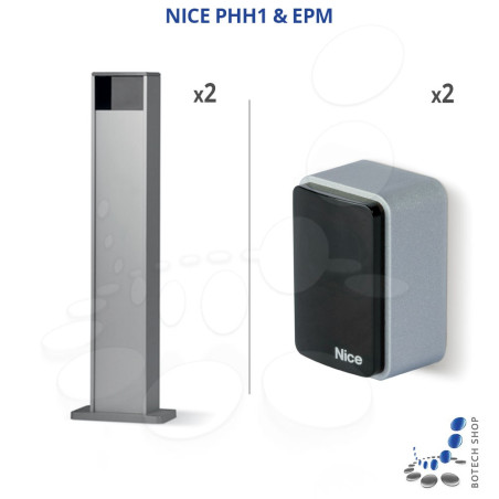 Set Nice Lichtschranke EPM mit Säule PPH1
