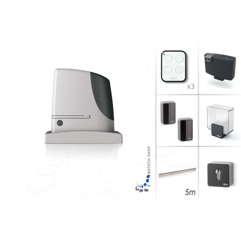 Schiebetorantrieb NICE RUN 2500P (Set XL)