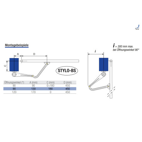 Gelenkarm CAME STYLO-BS