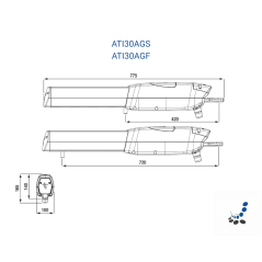 CAME ATI30AGS Drehtorantrieb (801MP-0170)
