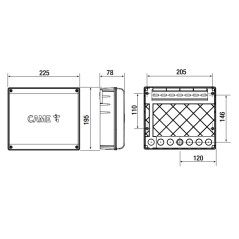 CAME RBE 230 PLUS Aufputz-Steuerung | 806RV-0070