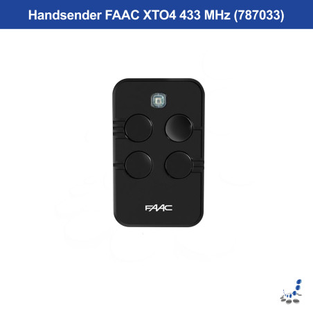 FAAC XTO4 433 MHz 4-Kanal Handsender SLH SL DS RC