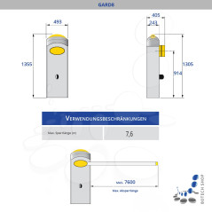 Schranke CAME GARD 8
