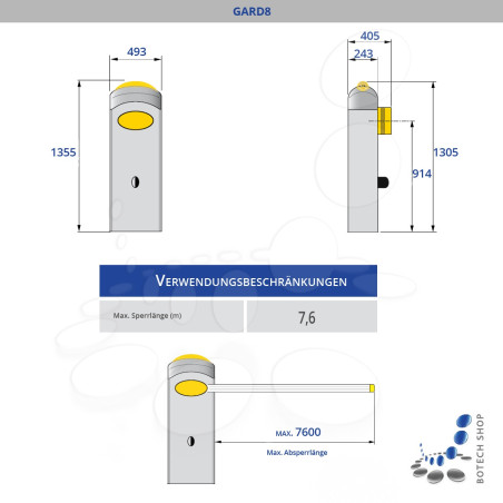 Schranke CAME GARD 8