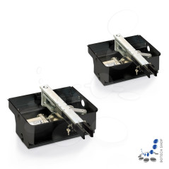 Set mit Unterflurantrieben für zweiflügeliges Flügeltor FAAC 770N