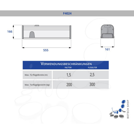 Falttorantrieb CAME F4024