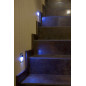 8er Set Wand- Treppenbeleuchtung Tango, Edelstahlgehäuse, incl. Trafo