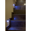 4er Set Wand- Treppenbeleuchtung Tango Mini, Edelstahlgehäuse, incl. Trafo