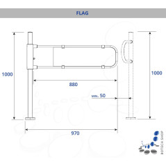 Schwenktür CAME FLAG bidirektional